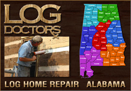 Log Home Repair Alabama 